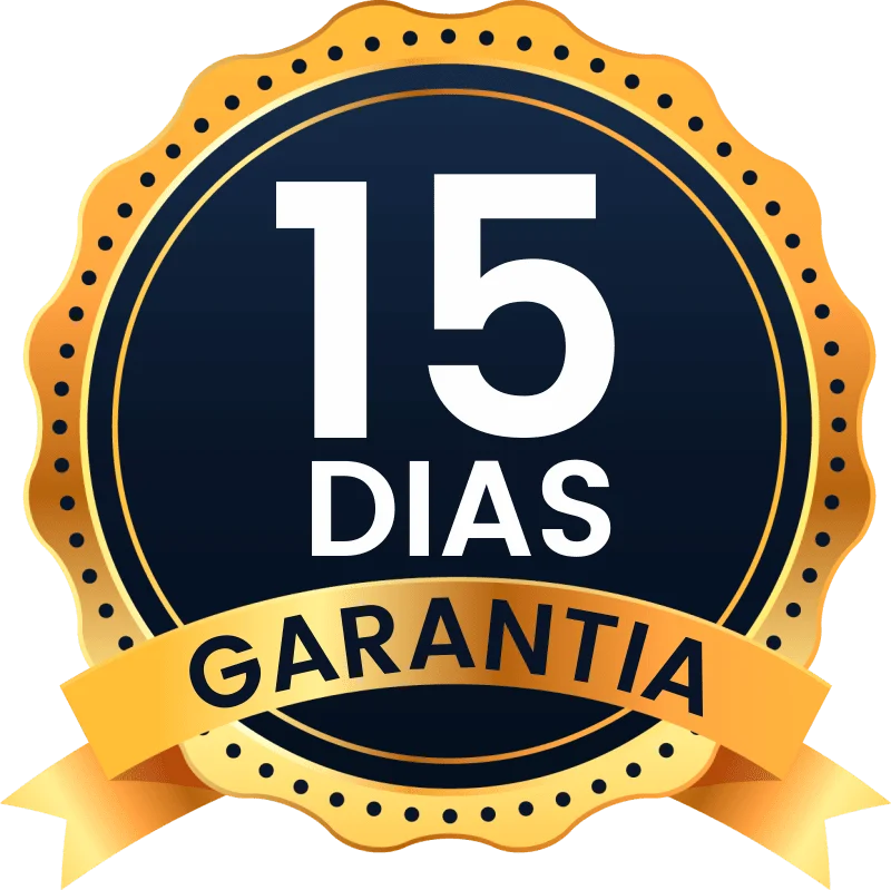 Garantia incondicional de 15 dias